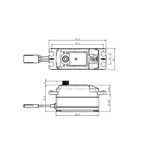 SAVÖX SB-2263MG SERVO BLACK EDITION