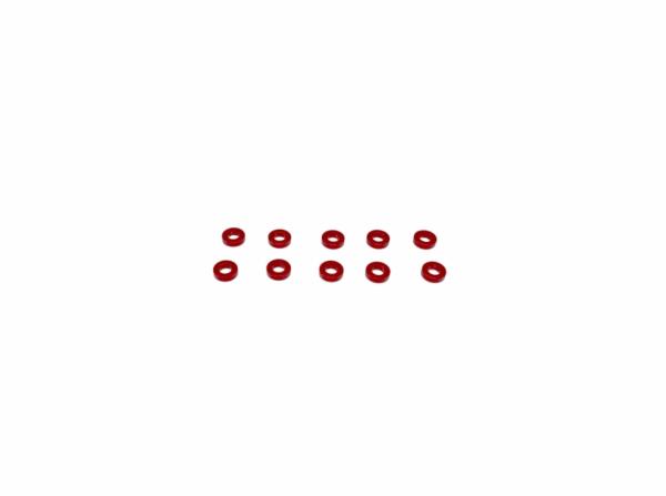 SWORKz Aluminium Scheibe 3x6x1,5mm rot (10)