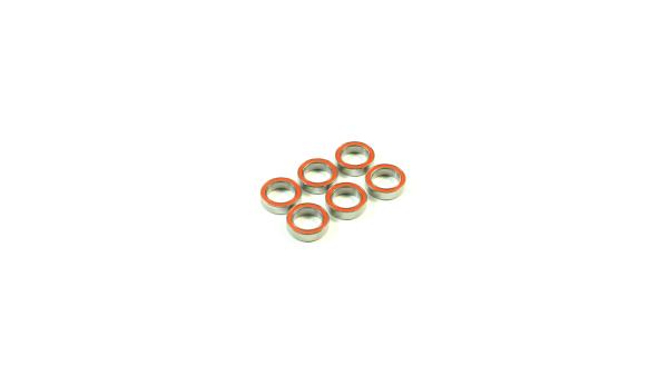 SWORKz Kugellager 10x15x4mm RED Rubber (6)