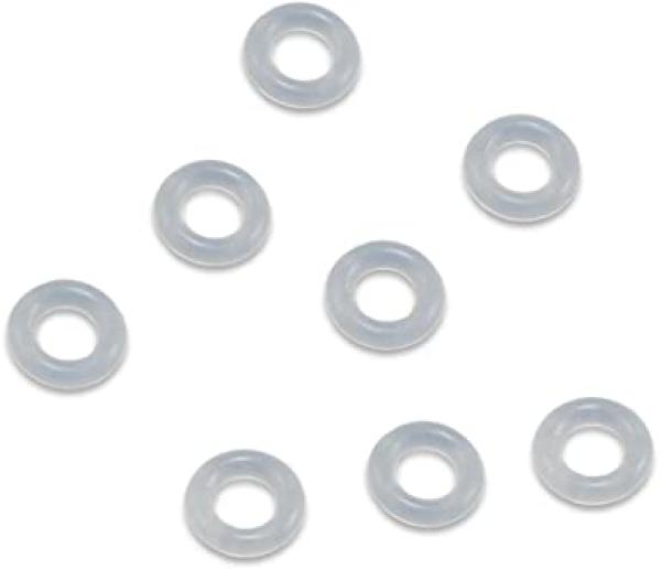 SILICONE O-RING P-4 (4x2mm 8pcs) (S50 CLEAR)