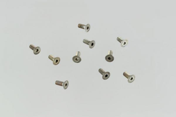 Innensechskant Senkkopf-Schrauben - M3x8 mm - Aluminium (10)