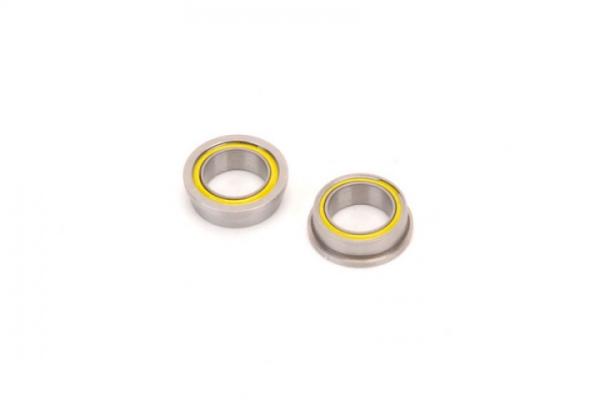 Ball Bearing - 1/4x3/8x1/8 Flanged Yellow - (pr)