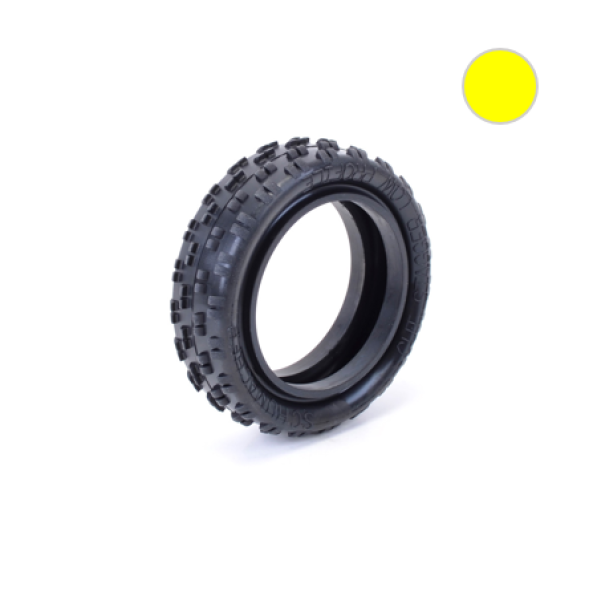 Schumacher U6770 CUT STAGGER - LOW PROFILE 1/10-2WD-Front-Yellow (2 pcs)