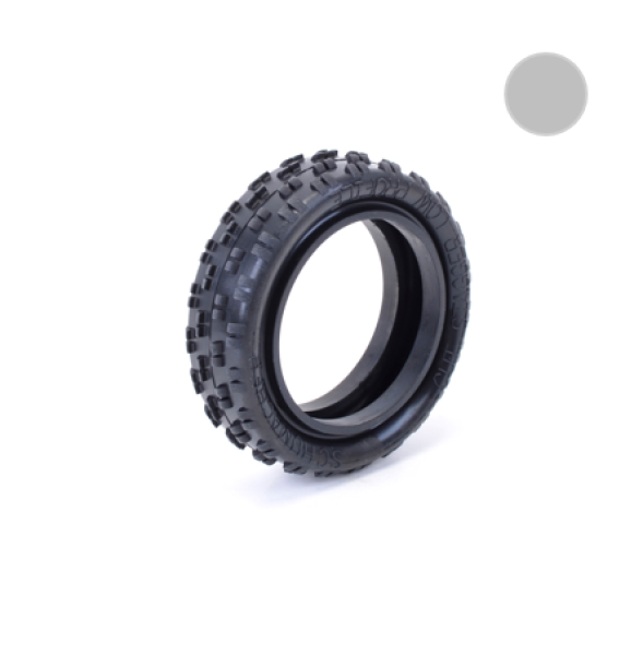 Schumacher U6775 Cut Stagger 1/10 - 2WD Frontreifen - Low Profile- Silber (2)