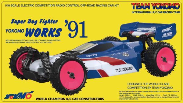 Yokomo Super Dog Fighter Works '91 Reproduction Model 1:10 4WD Buggy