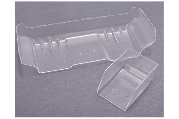 AEROX 1/10 Wide Rear Wing - 1mm Clear (2 part)