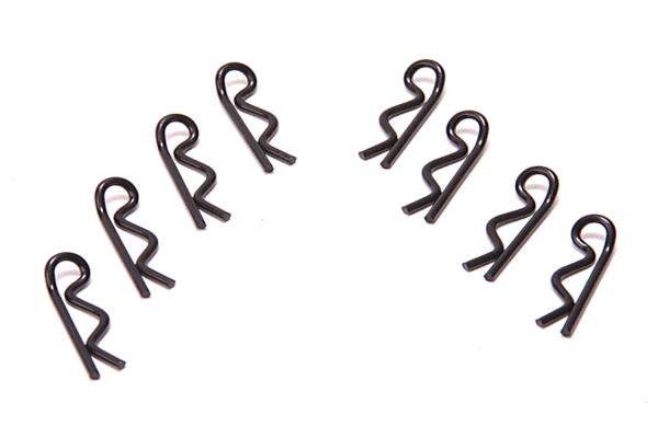 Aerox Handed Body Clips - Black (pk8)