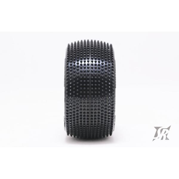 ALLIGATOR Rear Yellow compound (Medium long wear) 1/10 Astro turf / Carpet tires (Only tires) 2pcs