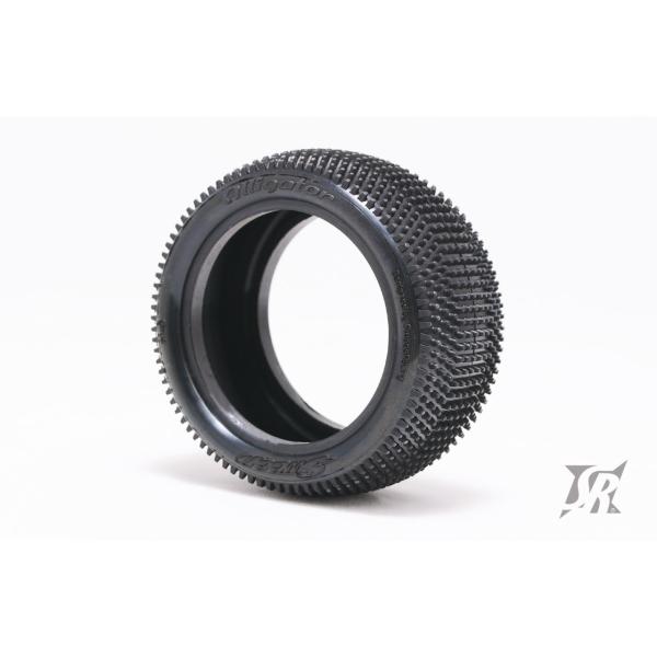ALLIGATOR Rear Yellow compound (Medium long wear) 1/10 Astro turf / Carpet tires (Only tires) 2pcs