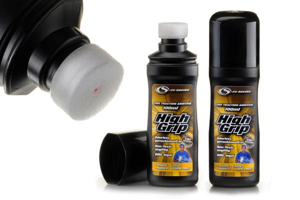 CS-Racing High Grip, Reifenhaftmittel -inkl. Pinselflasche- 100ml