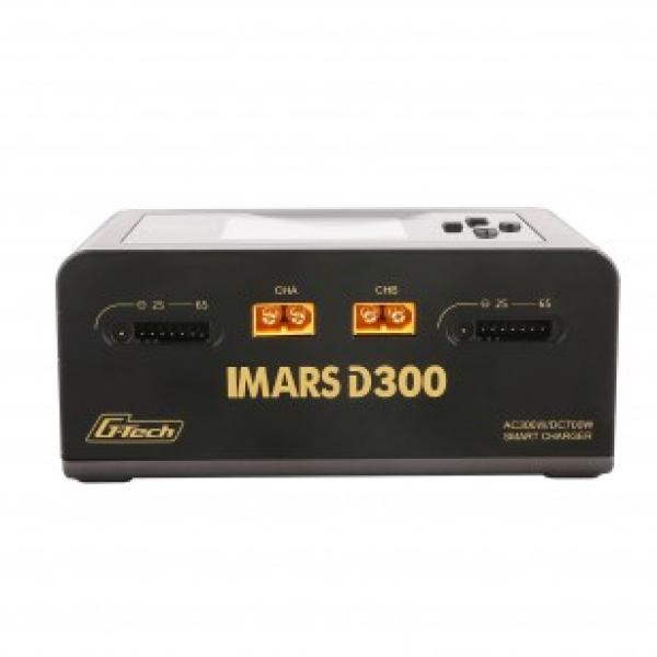 Gens Ace IMARS D300 G-Tech Channel AC/DC 300W/700W RC Battery Charger-EU Black