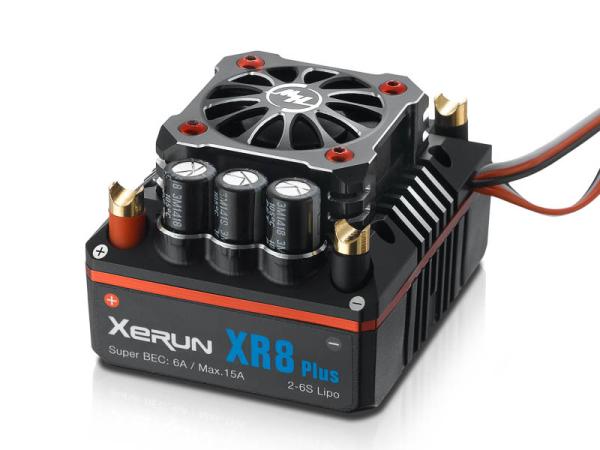 Hobbywing Xerun XR8 Plus Brushless Regler 150A, 2-6s LiPo, BEC 6A