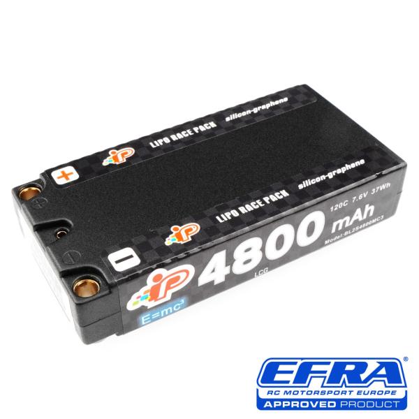 Intellect MC3 4800mAh 120C 7.6V LCG Graphene Shorty Pack LiHV