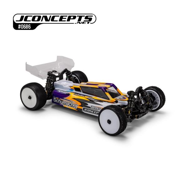 JConcepts F2 - Schumacher CAT PB body w/ carpet | turf | dirt wing - lightweight