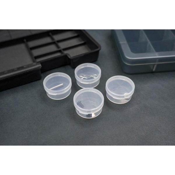 Koswork Clear Round Container (w/lid, ID 25mm, H12mm) (10pcs)