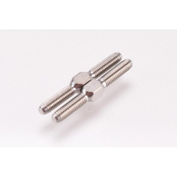 Titanium Turnbuckles 3mm x 28mm 2pcs