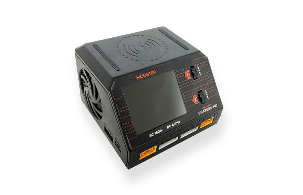 MODSTER Ladegerät AC/DC Smart Duo Charger 400W 10A 2x6S mit integriertem Netzteil