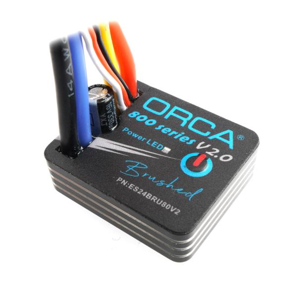 ORCA 800 Series V2.0 80A Brushed ESC w/Program Card