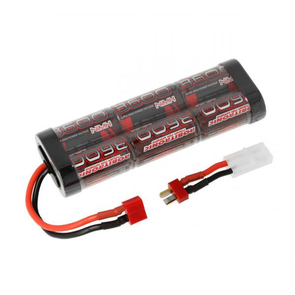 Robitronic NiMH Akku 3600mAh 7,2V Stick Pack T-Stecker & Tamiya