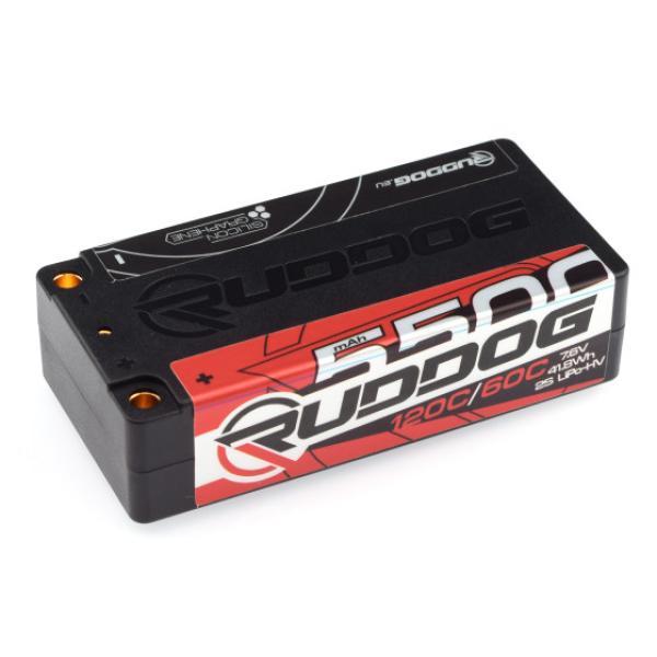 RUDDOG 5500mAh 120C/60C 7.6V Stick Pack LiPo-HV Battery