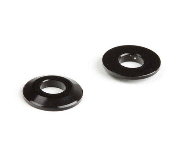Aluminium Wing Button (2pcs) Black