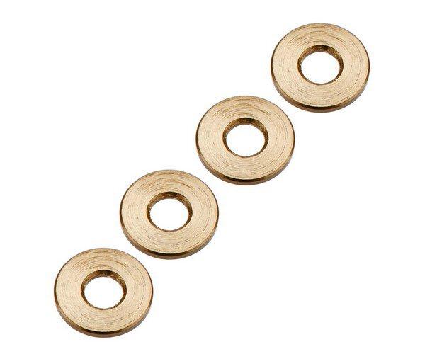 ALUMINIUM SPACER 8x3x1.00mm (4pcs)(OLIVE)