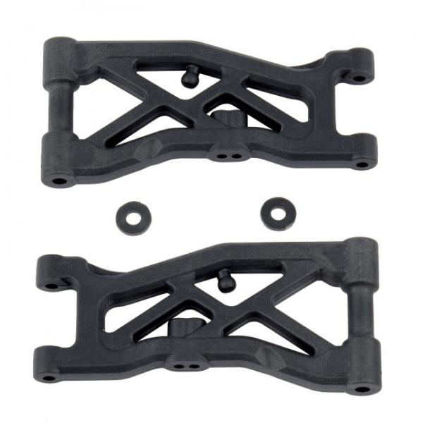 Team Associated RC10B74 Front Suspension Arms, hard