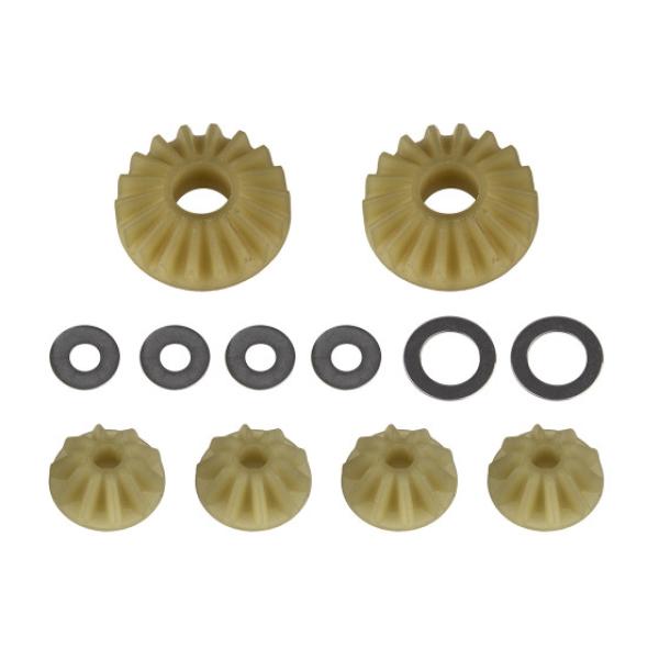 Team Associated RC10B74 FT LTC Differential Rebuild Set, plastic