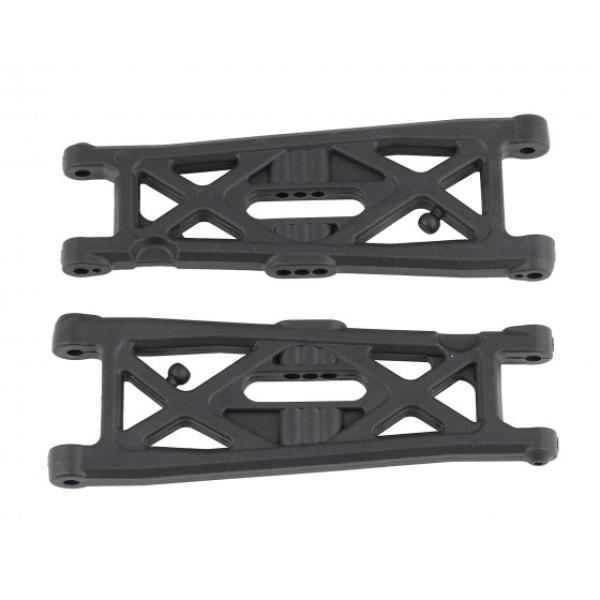 Team Associated RC10SC6.2 FT Front Suspension Arms, carbon fiber