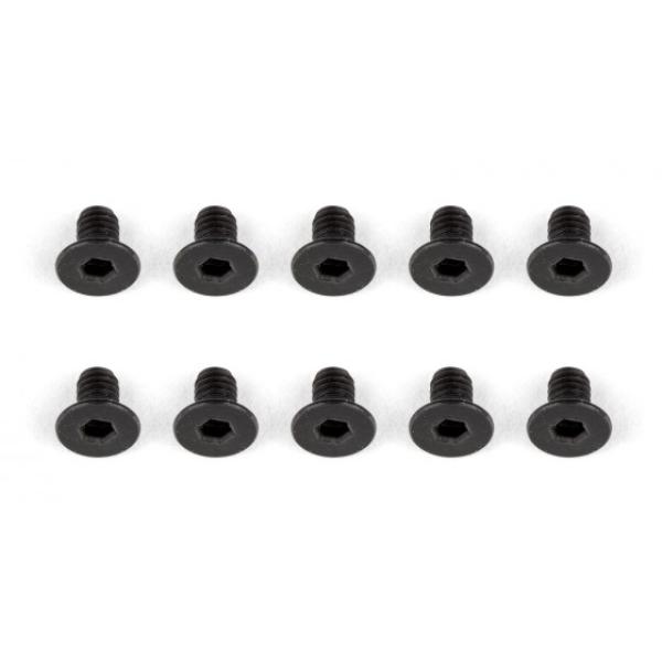 Team Associated Screws, M2.5x4 mm FHCS