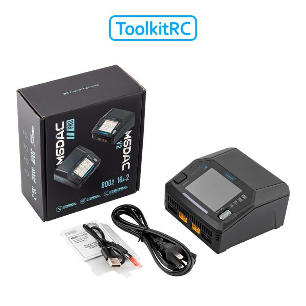 ToolkitRC M6DAC V2 LiPo 1-6S 16A 2 Kanal Ladegerät AC/DC