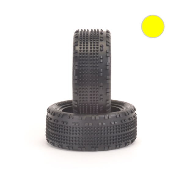 Schumacher U6895 Cactus Fusion 2 - 1/10 4WD Tyres - Front - Yellow