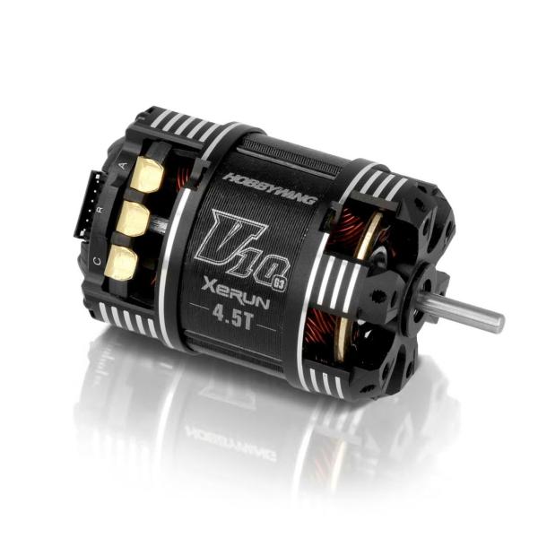 Hobbywing Xerun V10 Brushless Motor G3 7340kV (2s) 4.5T Sensored für 1:10