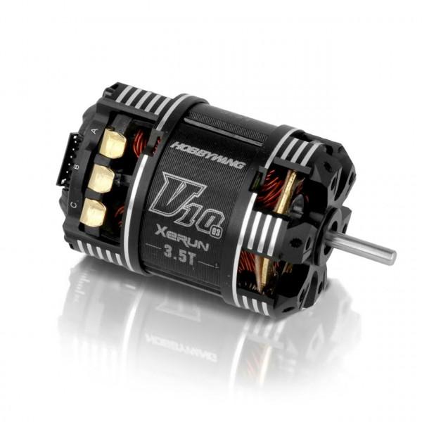 Hobbywing Xerun V10 Brushless Motor G3 9450kV (1s) 3.5T Sensored für 1:10