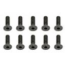 Team Associated Screws, 3x10 mm FHCS