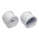 Team Associated Truck Hex Wheels, white