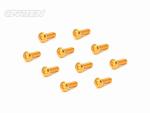 CARTEN Linsenkopfschrauben M3x10mm 12.9 Gold Coating (10)