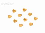 CARTEN Senkkopfschrauben M3x6mm 12.9 Gold Coating (10)