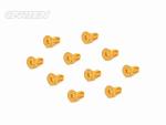 CARTEN Senkkopfschrauben M3x8mm 12.9 Gold Coating (10)