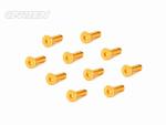 CARTEN Senkkopfschrauben M3x12mm 12.9 Gold Coating (10)