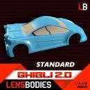 GHIBLI 2.0 KAROSSERIE ULTRA LIGHT (0.4mm) LENS BODIES 1/10 ELEKTRO-TOURENWAGEN