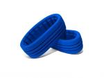 Hotrace Reifen-Einlagen blau (4) 1/8 Buggy