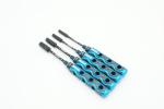 KAEMTECH Premium Steckschlüssel-Set 4mm/5,5mm/7mm/8mm, blau/schwarz