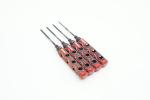 KAEMTECH Premium Innensechskant-Set 1,5mm/2,0mm/2,5mm/3,0mm, rot/schwarz