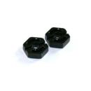 Team Durango Alloy Wheel Hex (14mm) (2 pcs) (Black)