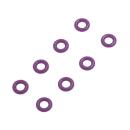 SILICONE O-RING P-4 (4x2mm 8pcs) (S40 Purple)