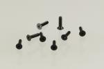 Innensechskant Senkkopf-Schrauben M2,5x10 mm (8)