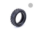 Schumacher U6775 Cut Stagger 1/10 - 2WD Frontreifen - Low Profile- Silber (2)