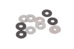 Wheel Hex Spacers 0.25, 0.5, 0.75mm - Mi8 - (pk12)