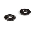Aluminium Wing Button (2pcs) Black